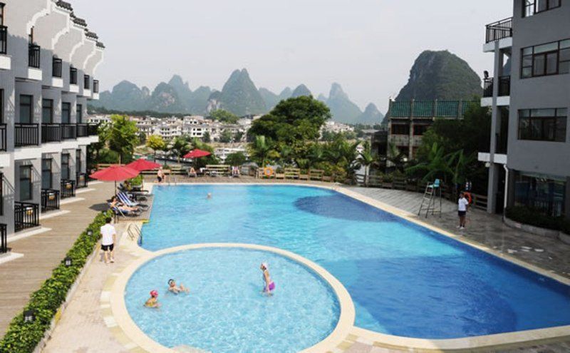 Green Lotus Hotel River View Yangshuo Exterior foto